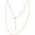 Chain, L: 80 cm, D: 1 mm, 1 pc, gold-plated [HOB-60159]