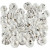 Glitter Bead Mix, size 8-10 mm, hole size 1.2 mm, 50 mixed, silver-plated [HOB-60162]