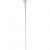 Eye Pins, L: 50 mm, 300 pcs, silver-plated [HOB-602041]