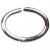 Oval Jump Rings, thickness 1 mm, inner size 4x6 mm, 40 pcs, silver-plated [HOB-613740]
