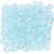 Faceted Beads, size 3x4 mm, hole size 0.8 mm, 100 pcs, sea blue [HOB-61663]