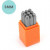 Embossing Stamps, size 3 mm, 9 pcs [HOB-67565]