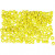 Rocaille Seed Beads, size 8/0, D: 3 mm, 500 g, yellow [HOB-682012]