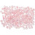 Rocaille Seed Beads, size 8/0, D: 3 mm, 25 g, pink centre [HOB-682101]