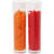 Rocaille Seed Beads, size 15/0, D: 1.7 mm, 2x7 g, transparent orange, transparent red [HOB-68792]