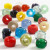 Glass Bead Mix, D: 9 mm, hole size 2.5-3 mm, 75 g, asstd colours [HOB-692801]