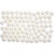 Wax Beads, D: 4 mm, hole size 0.7 mm, 150 pcs, mother-of-pearl [HOB-698361]