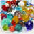 Faceted Bead Mix, size 3-15 mm, hole size 0.5-1.5 mm, 400 g, asstd colours [HOB-69870]