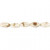 Pottery Beads, D: 23x12 mm, hole size 2 mm, 9 pcs, off-white [HOB-69958]