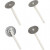 Waxed Candle Wicks, L: 3.5 cm, thickness 2 mm, 100 pcs [HOB-73314]