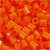 Fuse Beads, size medium mm, size 5x5 mm, 1100 pcs, clear orange (32233) [HOB-751130]