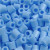 Fuse Beads, size medium mm, size 5x5 mm, 6000 pcs, pastel blue (32224) [HOB-751231]
