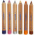 Make Up Pencils, L: 9 cm, 6 pcs, additional colours [HOB-77202]