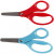 Kids Scissors, L: 13 cm, 12 pcs, blue, red [HOB-9416]