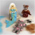 Felt Mini Dolls, 20 pcs, 1 set [HOB-97225]