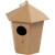 Bird House, H: 11 cm, size 11x9 cm, 1 pc [HOB-99396]
