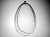 Plastic Transparent Egg 10cm (25 pieces) [PEP-1105100]