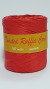 Raffia Cord Twisted Red 150 meter (1 roll) [HV-RAFR]