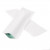Plastic Bags Matt White 3.8x12.7cm Tamper-proof Heat sealable (100 pieces) [CRB5W]