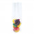 Block Bottom Bags Clear 5.1x5.1x21cm with paper insert (100 pieces) [FGPBH11]