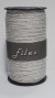 Curling Ribbon Filex Silver Glitter 1mm x 100 meter (1 roll) [HV-FLX1SI]