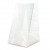 Block Bottom Bags Clear 10x10x17.8cm with paper insert (100 pieces) [TB251]