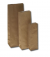Block Bottom Bags Kraft Brown 8x5x25cm grease-proof lined 60 + 40 g/m² (100 pieces) [PABB825]