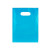 Plastic Carrier Bags Blue 38.1x45.7cm 60 micron LDPE (100 pieces) [H1518BL1]