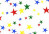 Printed Bags Coloured Stars 10.2x6.4x24.1cm with side gusset (100 pieces) [G4MS1]