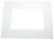 Mount Board bright White 15.5x19.5cm Window - Outer size 50.8x61cm Conservation Quality (25 pieces) [MS30047]