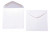 Envelopes White 7.3x7.3cm Premium Opaque (50 pieces) [E1E0]