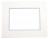 Double Mat. Ivory/Light Blue 38.75 x 48.75cm Inner Cut 50.8 x 61.0cm (10 Pieces) [MD20166]
