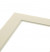 Mount Board Double thick Ivory/light Blue 12.7x17.8cm with 6.7x11.8cm Window (10 pieces) [MD20056]