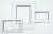 Mount Board Double thick White/Black 40.6x50.8cm with 19x29cm Window (10 pieces) [MD20198]