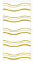 Printed Bags Wave Gold 12.7x7.6x29.2cm with side gusset (100 pieces) [CG5WV]