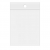 Grip Seal Bags with Hang hole 4.5x10cm Crystal Clear PP 50 micron (100 pieces) [ZR13Q4]