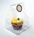 Bags Set for 1 Cupcake 10.2x10.2x22.9cm with White Insert (100 pieces) [CBG4XL]