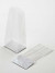 Block Bottom Bags Super Clear 6.7x4.8x26cm with paper insert (100 pieces) [FGPB13]