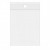 Grip Seal Bags with Hang hole 12.5x30.5cm Crystal Clear PP 75 micron (100 pieces) [Z3R512]