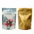 Stand Up Pouches Transparent/Gold 17.8x9.8x25.2cm | 283 grams (100 pieces) [ZBGG69]