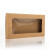 Kraft Paper Window Box with Attached PET Sheet 7 x 2.1 x 10.3cm (25 Pieces) [WKRG317]