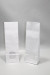 Block Bottom Bags Kraft White 10.5x6.5x33cm 80 g/m² with 30my OPP Foil Window | 1kg (100 pieces) [PAB1013]