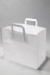 Shopping Bag Bleached Kraft 70 g/qm 26x17x26 cm (50 pcs) [PADW7017]