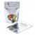 Stand Up Pouches Silver with oval Window 10x6x15cm | 57 grams (100 pieces) [ZBGMO2S]