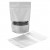 Stand Up Pouches Rice Paper Silver with Window 14.9x8.9x23.2cm | 312 grams (100 pieces) [ZBGR7S]
