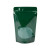 Stand Up Pouches dark Green with oval Window 15x9x23.2cm | 312 grams (100 pieces) [ZBGO7HG]