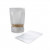 Stand Up Pouches Rice Paper Silver with Window 17.1x8.9x28.6cm | 340 grams (100 pieces) [ZBGR4S]