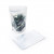 Stand Up Pouches Transparent/Silver 13x7x20.5cm | 113 grams with hang hole (100 pieces) [ZBGS3H]