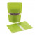 Stand Up Pouches Rice Paper Green 10x6x15cm | 57 grams (100 pieces) [ZBGR2GR]