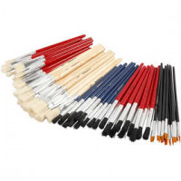 YellowLine Brush Set, size 4+8+10+12+3/4, 60 pcs [HOB-10252]
